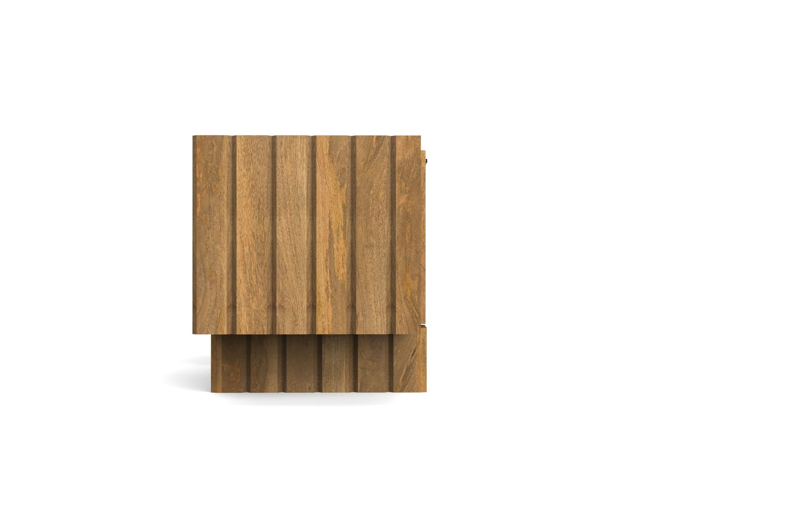 Fluted Wood TV Cabinet - Image 5