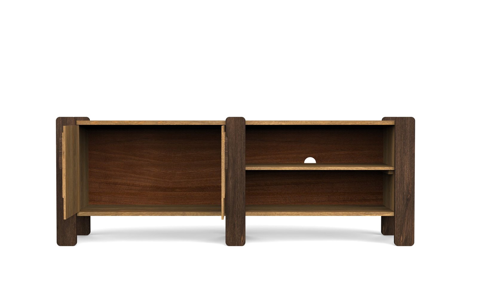 Dual-Tone Contemporary TV Cabinet - Image 7