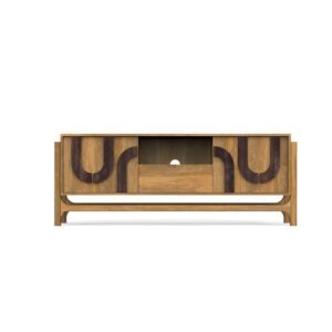 Geometric Inlay TV Unit