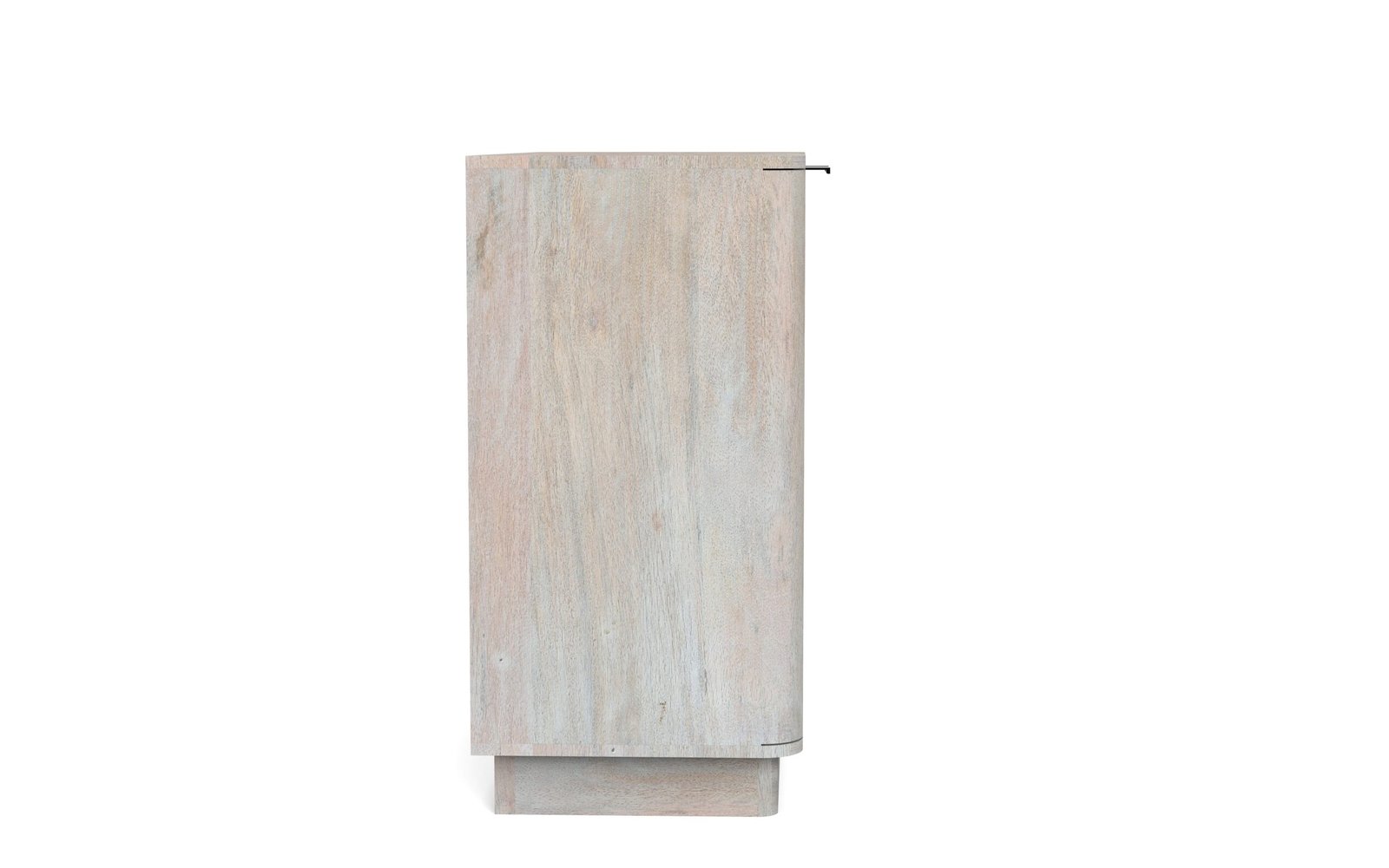 Modern Curved 2-Door Sideboard Cabinet with Whitewashed Finish - Image 5