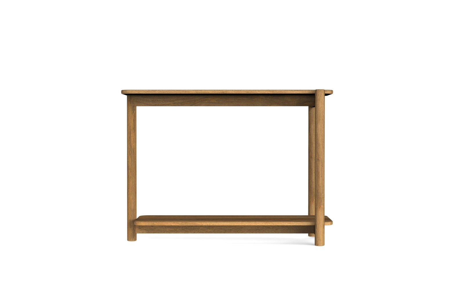 Minimalist Solid Wood Console Table with Lower Shelf - Image 3
