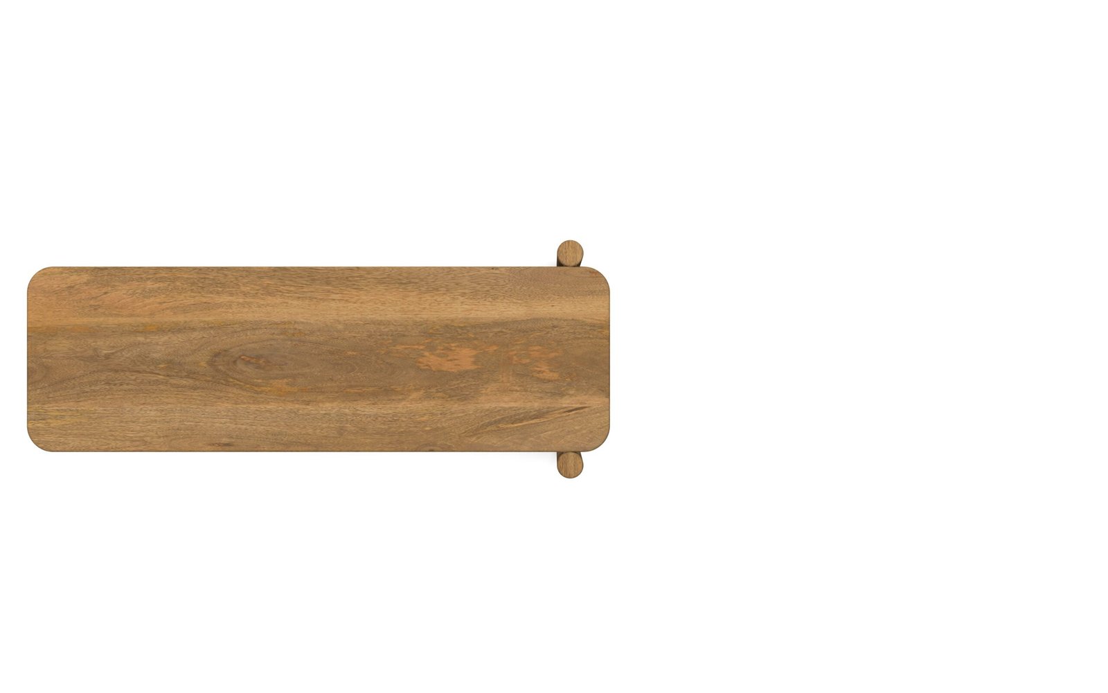Minimalist Solid Wood Console Table with Lower Shelf - Image 4