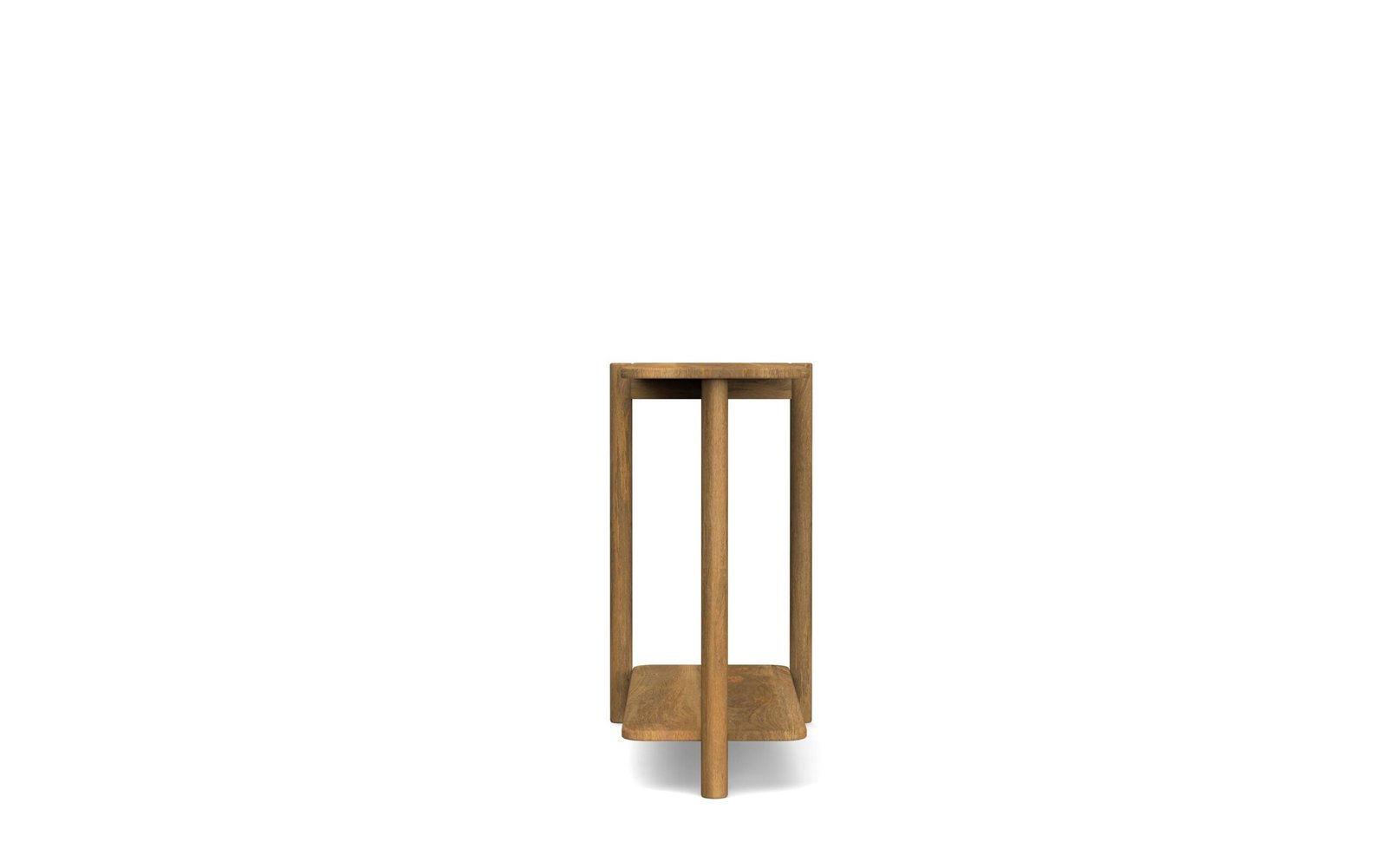 Minimalist Solid Wood Console Table with Lower Shelf - Image 5