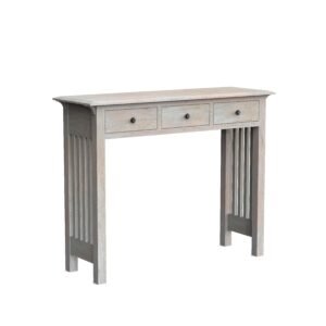 Classic 3-Drawer Wooden Console Table