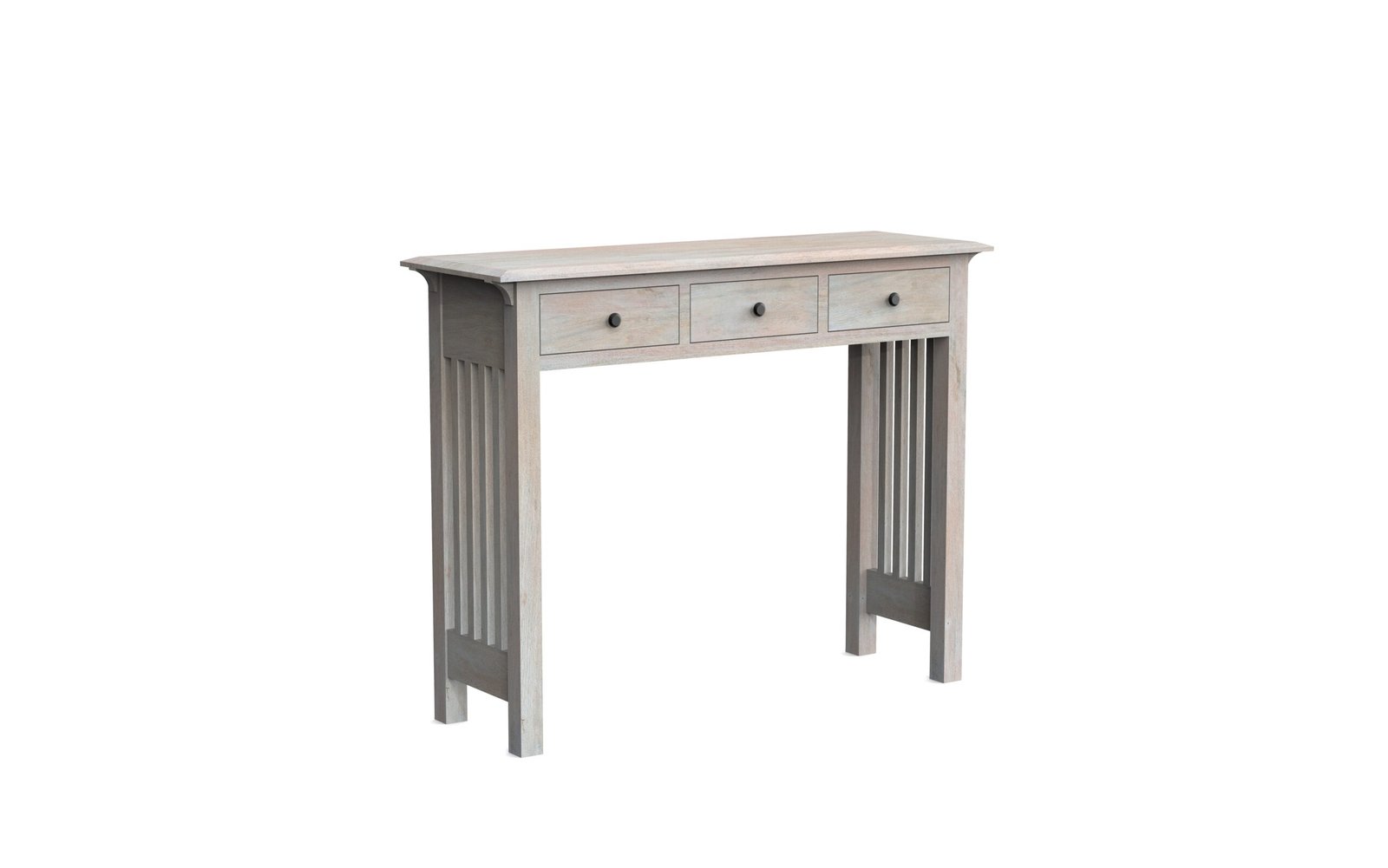 Classic 3-Drawer Wooden Console Table
