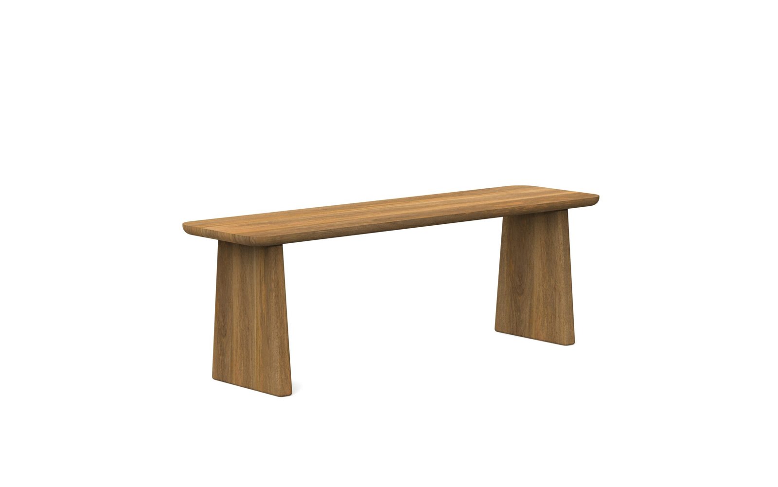 Modern Solid Wood Dining Table & Bench Set - Image 5
