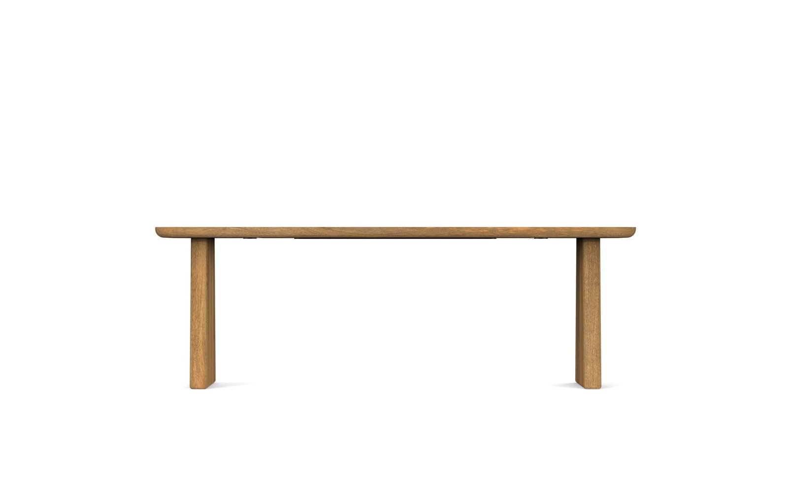 Modern Solid Wood Dining Table & Bench Set - Image 6