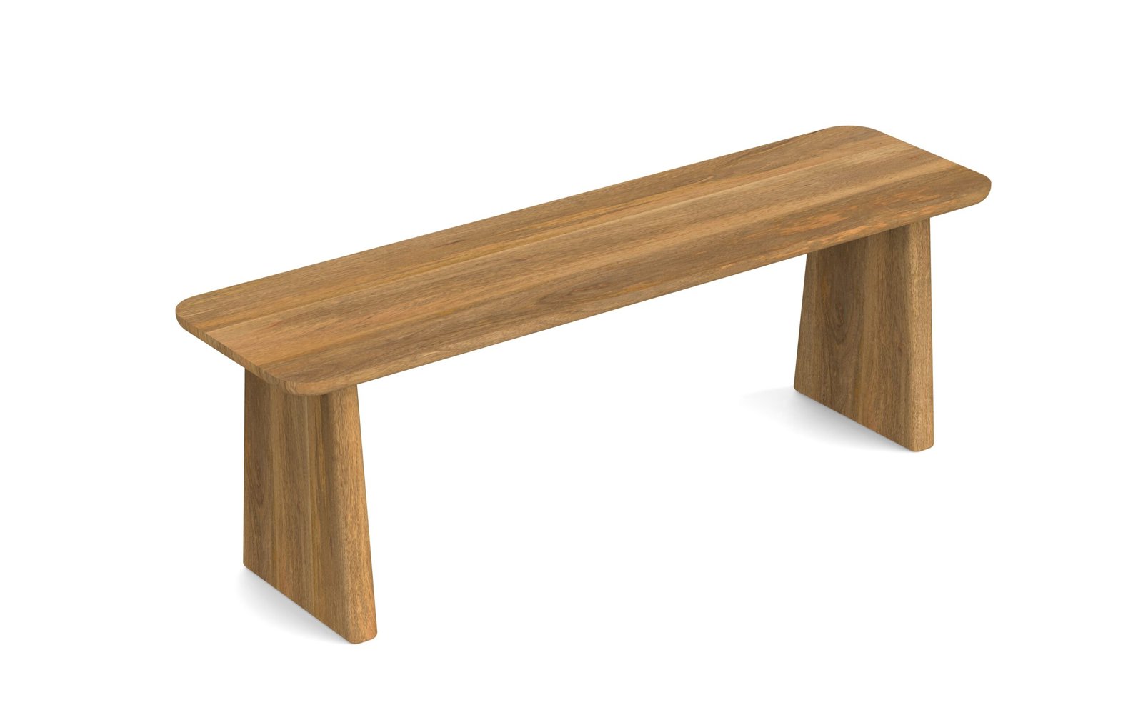 Modern Solid Wood Dining Table & Bench Set - Image 9