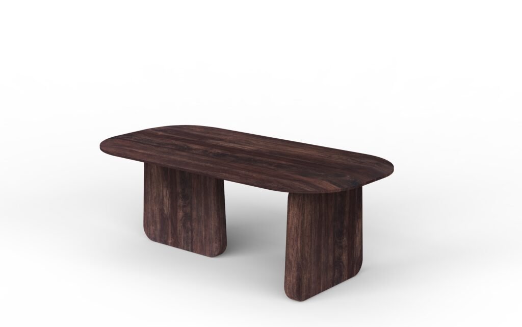 Modern Oval Wooden Coffee Table
