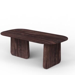 Modern Oval Wooden Coffee Table