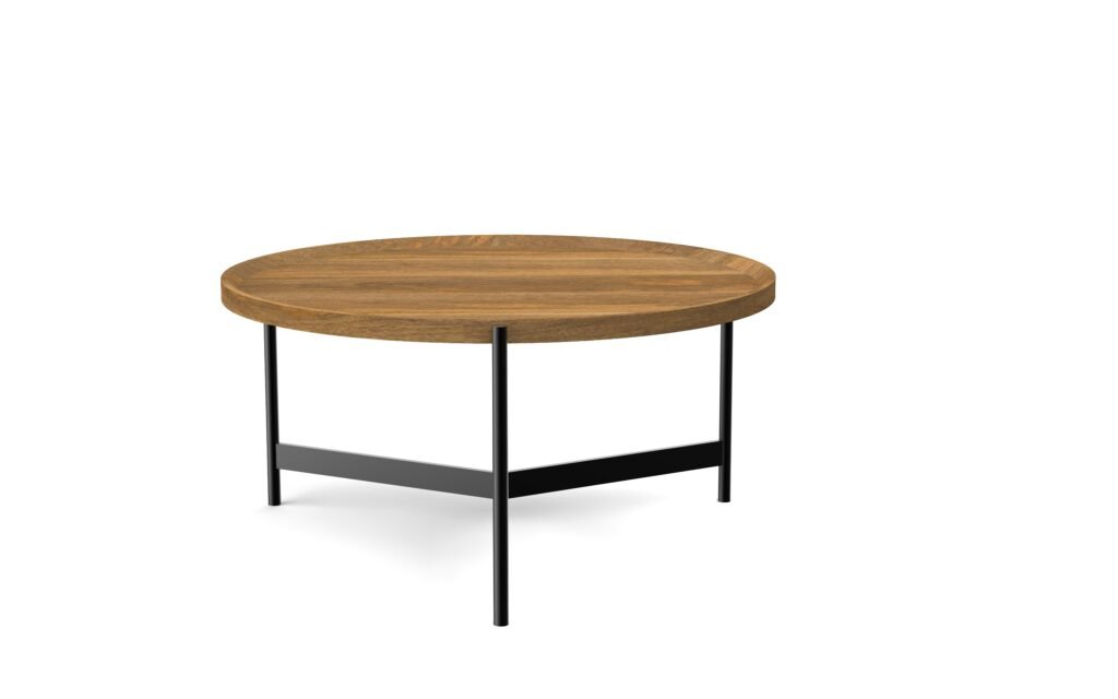 Modern Round Wooden Coffee Table