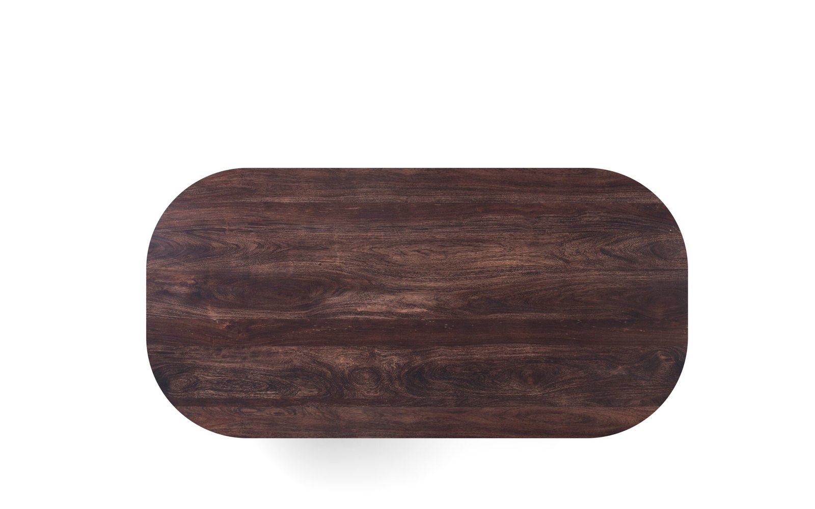 Modern Oval Wooden Coffee Table - Image 3
