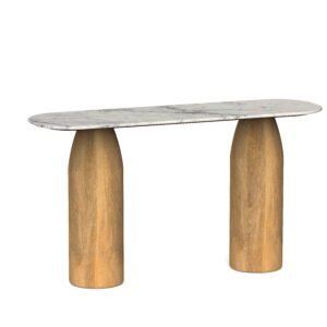 Modern Marble Top Console Table