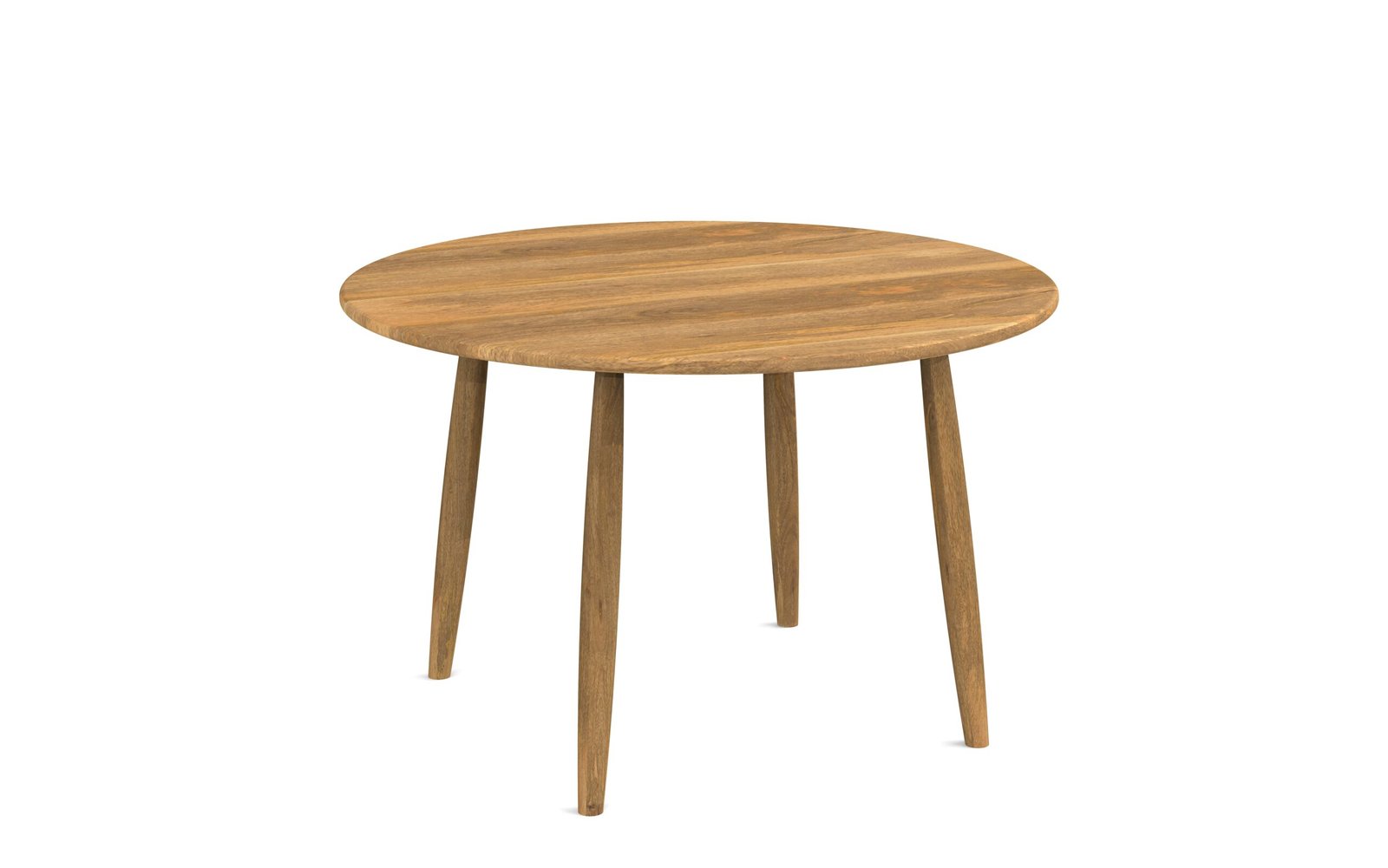 Scandinavian Round Solid Wood Dining Table - Image 5