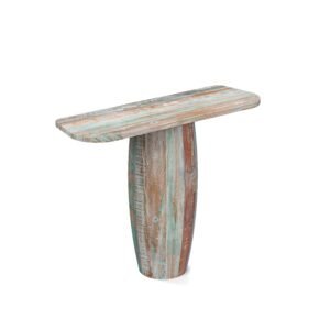 Coastal Pedestal Console Table
